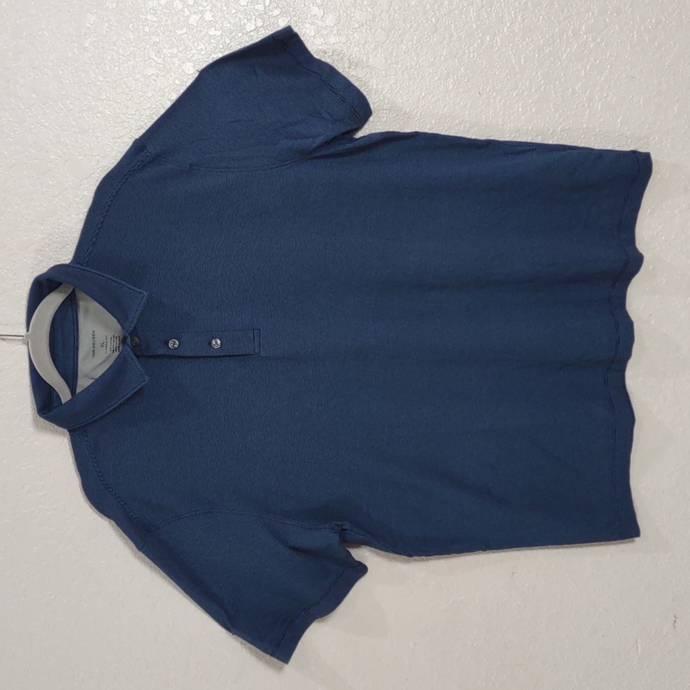 Van Heusen , Size XL,Men's Classic Blue Polo Shirt